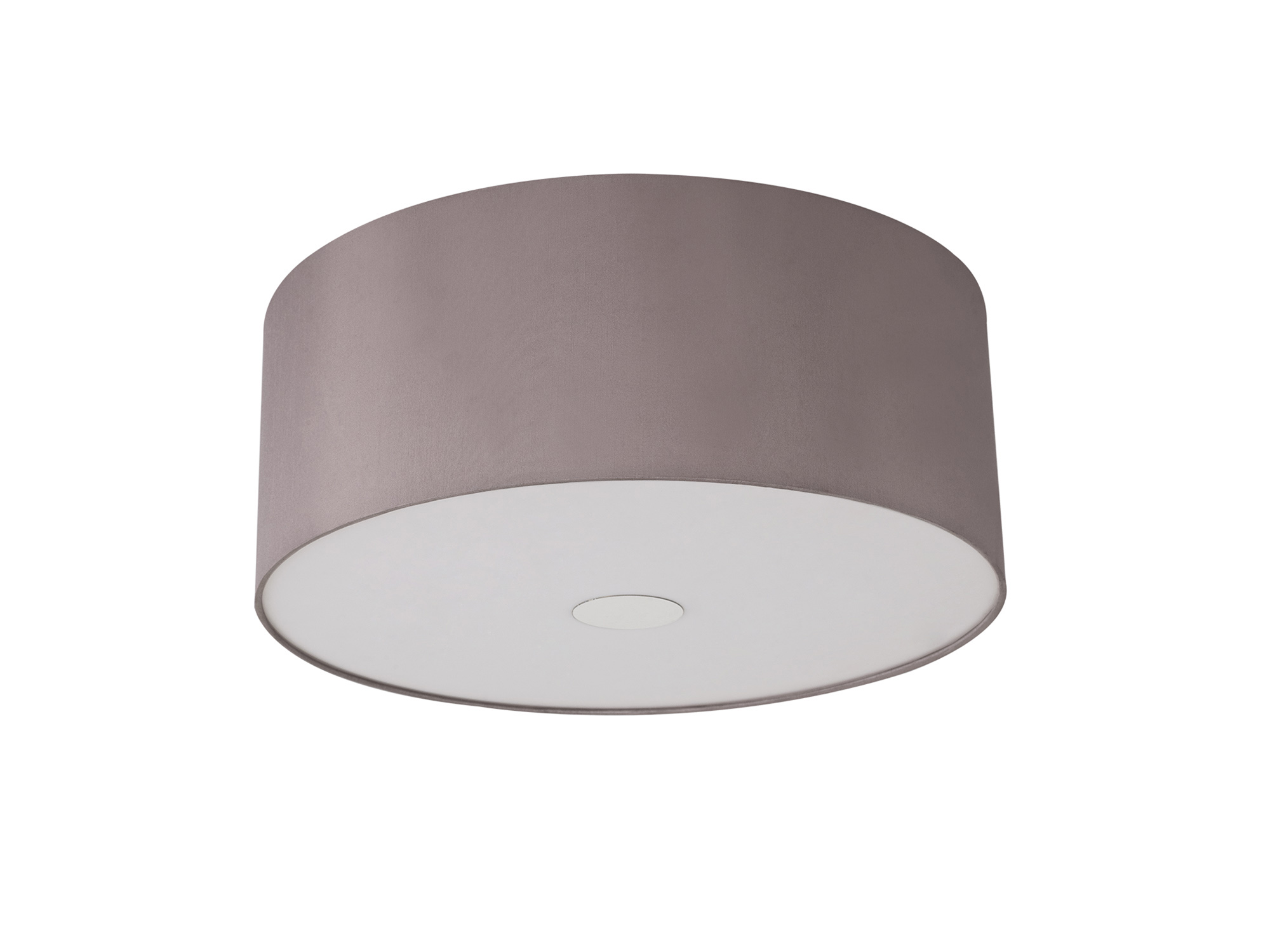Baymont 50cm; Flush 3 Light Polished Chrome; Taupe/Halo Gold; Frosted Diffuser DK0361  Deco Baymont CH TA
